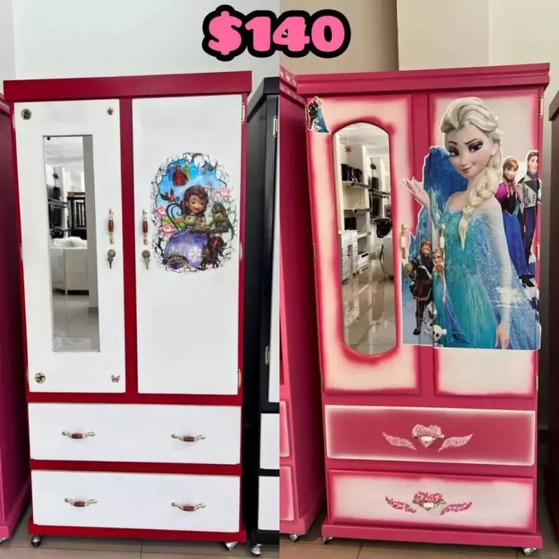 $140.00 Muebles para bebes | hermosos roperos para niños y niñas