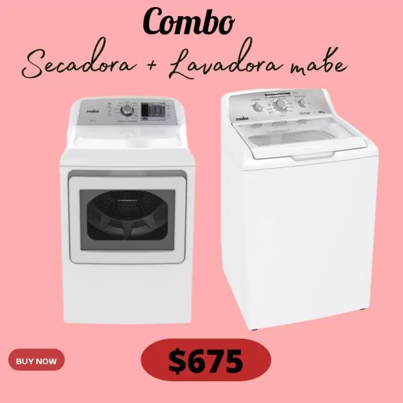 $675.00 Lavadoras y secadoras | combo lavadora secadora