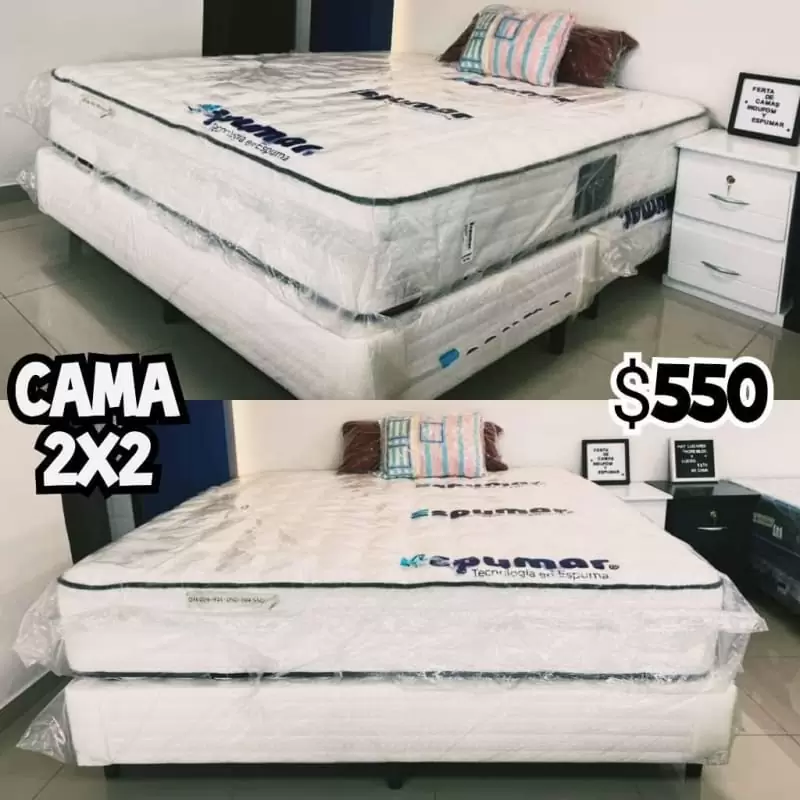 $550.00 Recamaras | cama eurotop alta calidad