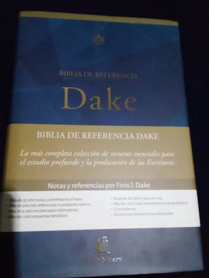 $50.00 Biblia de Referencia Dake en español tapa dura (La Biblia Prohibida)