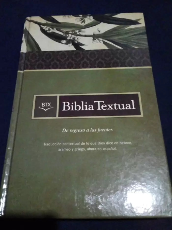 $30.00 Biblia Textual 3° Edición Tapa Dura Holman