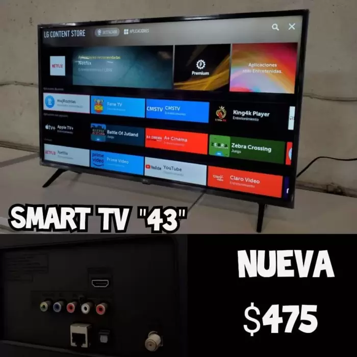 $475.00 Smart Tv Nueva 